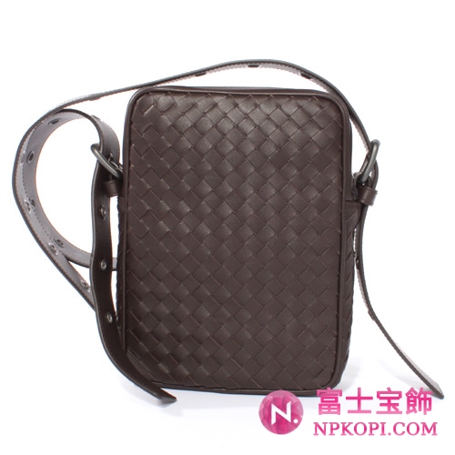 Bottega Veneta/ボッテガ・ヴェネタ  カーフレザー ショルダーバッグ ダークブラウン 163313V46512040